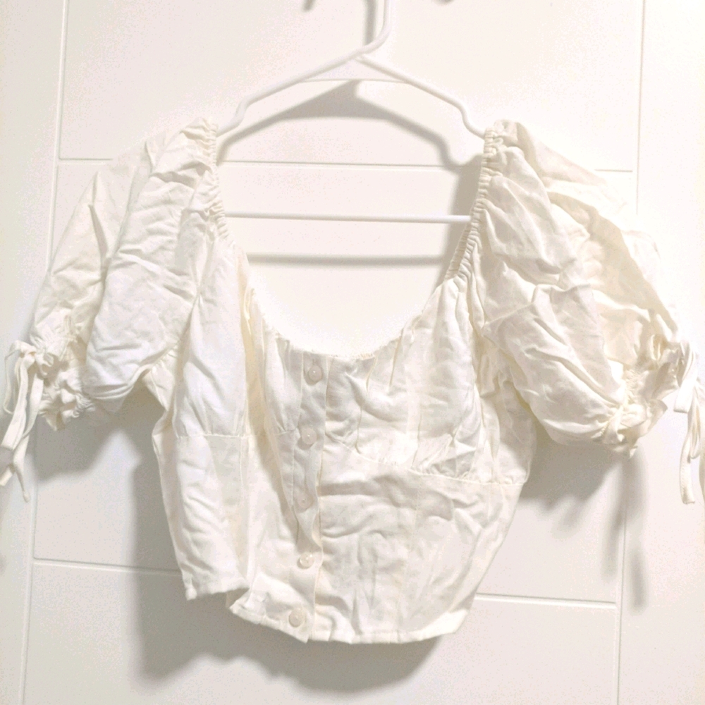 Forever 21 White summer vintage top
